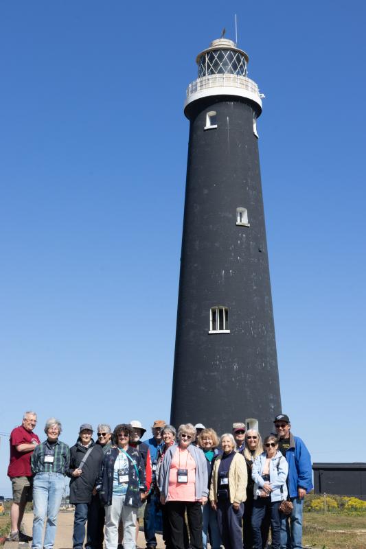 Group picture at Old Dungeness Lighthouse