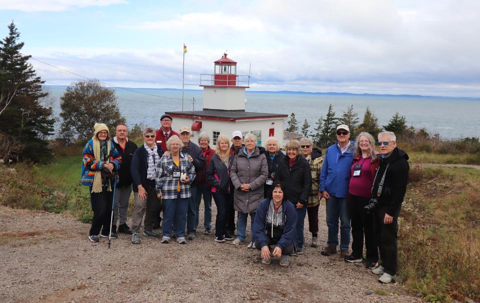 Group at Long Eddy Point Lighthouse